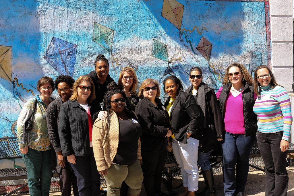 Home of the Sparrow mothers coming together for brunch and art in Philadelphia