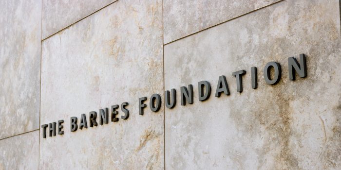 The Barnes Foundation Lettering On Granite Wall